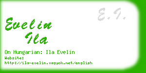 evelin ila business card